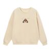 Apricot Versatile Loose-Fit Sweatshirt