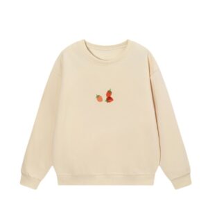 Three Strawberry Graphic Sweatshirt